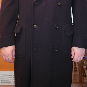 Warm & toasty! Men’s Canali coat, virgin wool, made in Italy black